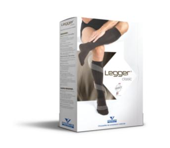 Legger Classic - Chaussettes Homme - Classe 2 - Taille 1 Long - Gris anthracite