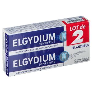 Elgydium Blancheur Dentifrice 2 x 75 ml