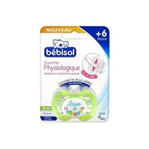 Bébisol Sucette Slimline Physio Silicone SP22 Taille 2