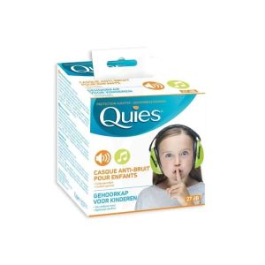 Quies Casque Anti-Bruit Enfant Vert x1