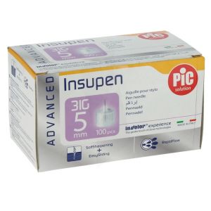 Insupen Aiguilles AD G31 x 5 mm x100