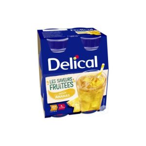 Delical Boisson Fruits Saveur Ananas 200 ml x4