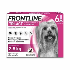 Frontline Tri-Act Spot-On Chien S Pipettes x6