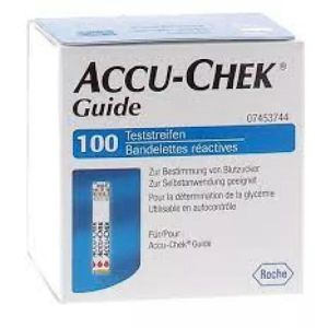 Accu-Chek Guide Bandelettes Réactives x100