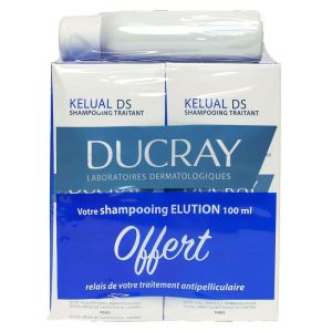 Ducray Duo Kelual DS Shampooing + Elution 2 x 100 ml