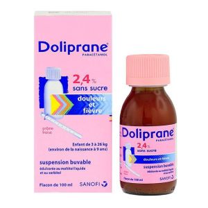 Doliprane suspension buvable - 100ml