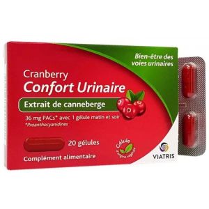 Cranberry Confort Urinaire Gélules x20