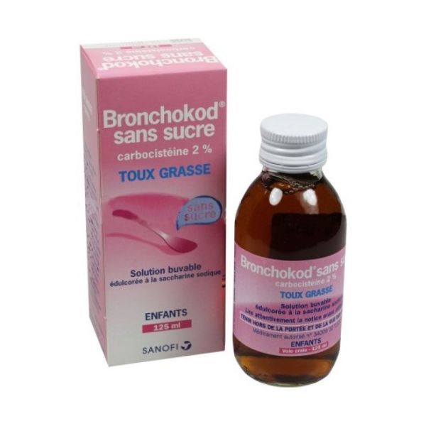 Bronchokod Sans Sucre Enfants Sirop 125 ml