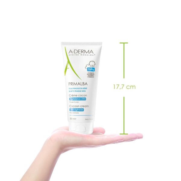 Primalba Crème douceur cocon bébé hydratation 24h 200 ml