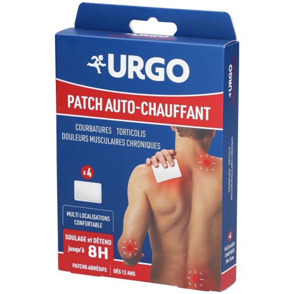 Urgo Patch Auto-Chauffant Multi-Localisations x4