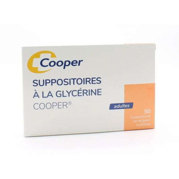 Glycérine Suppositoires Adultes Récipient 50