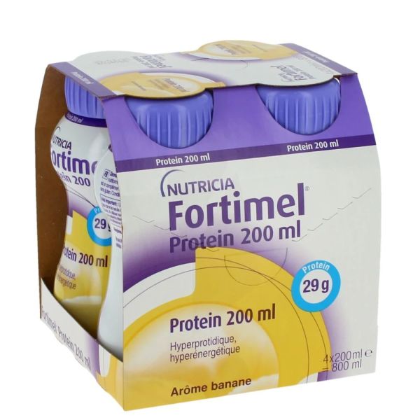 Fortimel Pro Banane Bouteille 200 ml x4