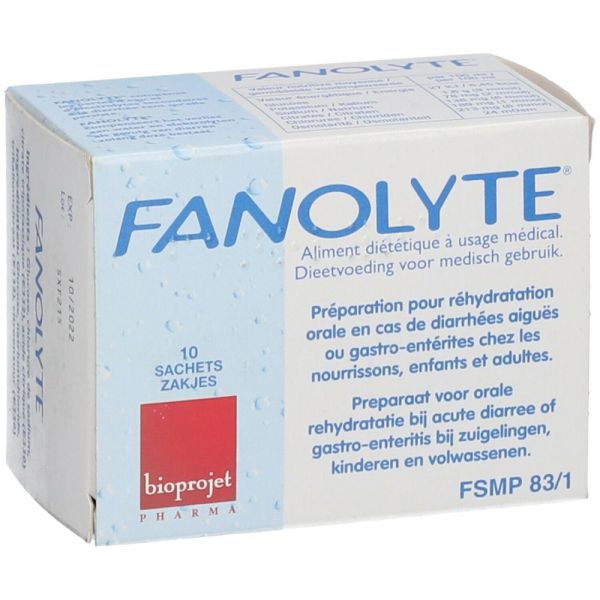 Fanolyte Sels de Réhydratation 4,5 g x10