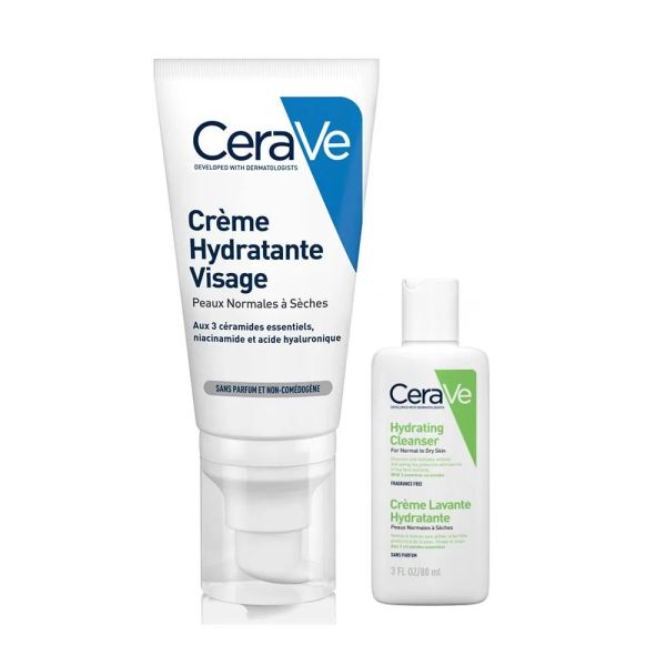 CeraVe Crème Visage 20 ml + Mini Crème Lavante 52 ml