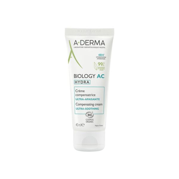 Crème compensatrice ultra-apaisante BIOLOGY AC HYDRA 40 ml