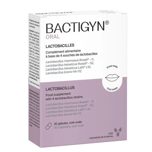 Bactigyn Oral Gélules x30