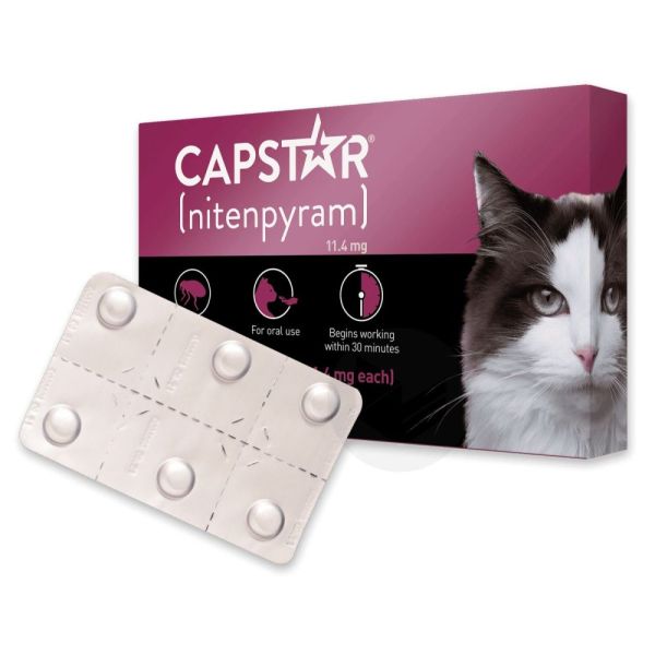 Capstar Chat 11,4 mg Comprimés x6