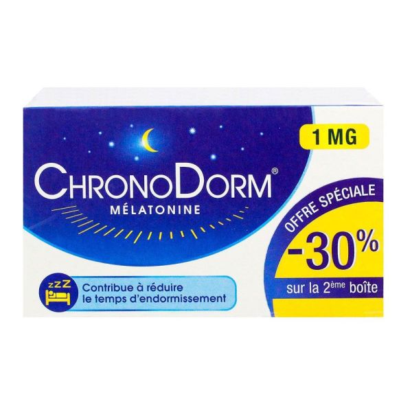 ChronoDorm 30 Comprimés Sublinguaux -30% offert sur la 2ème boîte