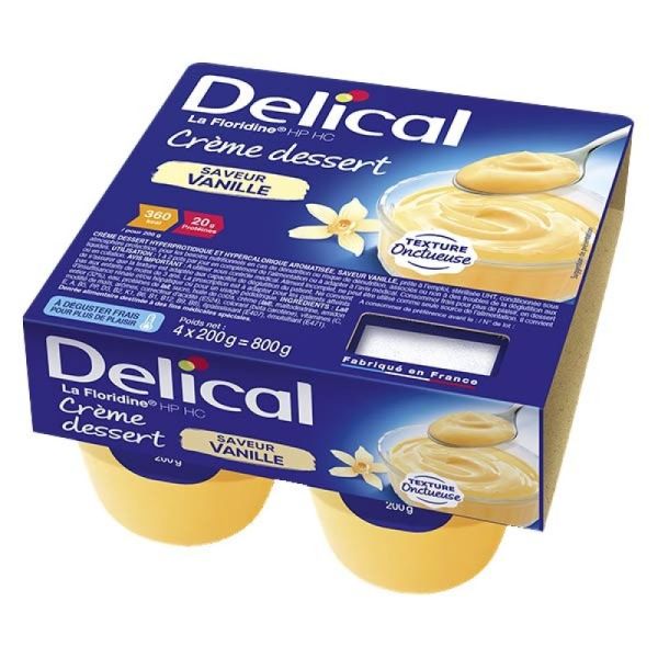 Delical Florid Crème Vanille 200 g x4